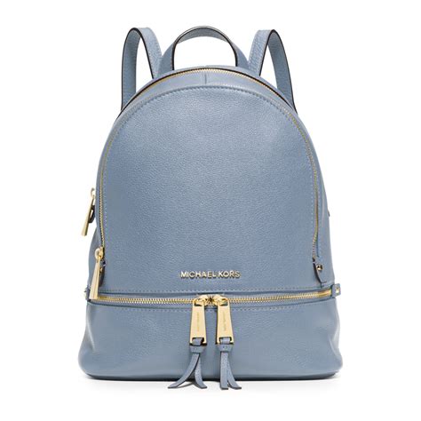 blue michael kors backpack purse|michael kors small blue handbags.